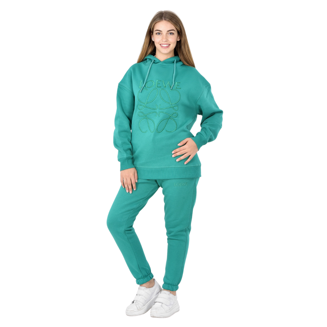 Women Winter Set Hoody and Sweatpants BLOEWY