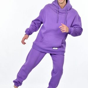 Men Winter set Hoody & Sweatpants - Plain Design