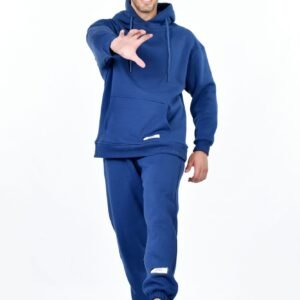 Men Winter set Hoody & Sweatpants - Plain Design