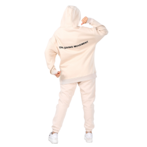 Women Winter Set (Hoody & Sweatpants) - TGMB Cream Color