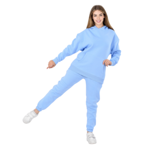 Women Winter Set (Hoody & Sweatpants) - TGMB Sky Blue Color