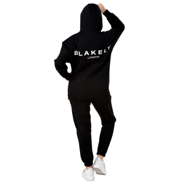 Women Winter Set (Hoody _ Sweatpants) - Blakely Black Color 2