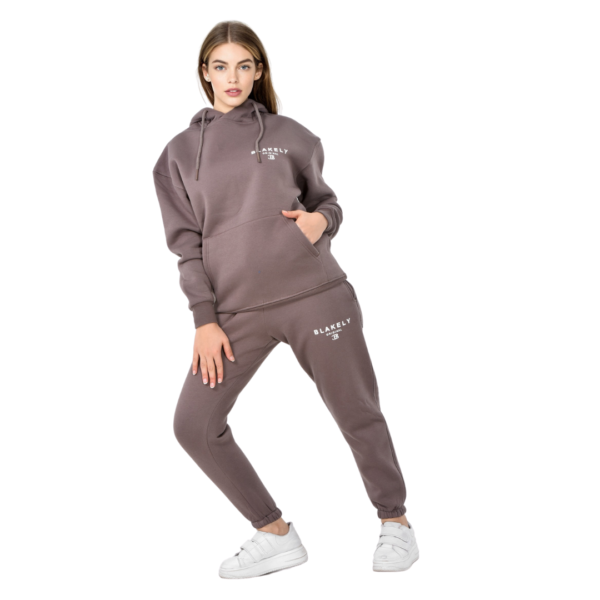 Women Winter Set (Hoody _ Sweatpants) - Blakely Brown Color 2