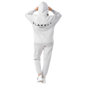 Women Winter Set (Hoody _ Sweatpants) - Blakely Light Gray Color 2