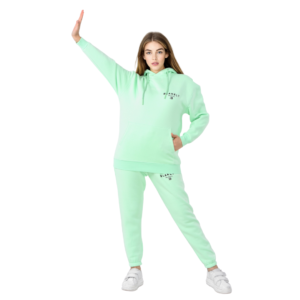 Women Winter Set (Hoody _ Sweatpants) - Blakely Mint Green Color 3