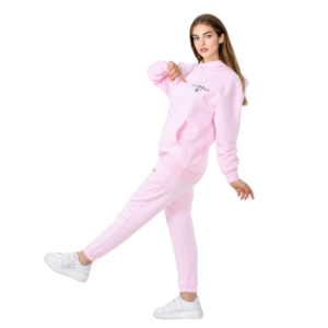 Women Winter Set (Hoody _ Sweatpants) - Blakely Pink Color 2