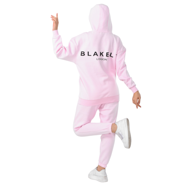 Women Winter Set (Hoody _ Sweatpants) - Blakely Pink Color 4